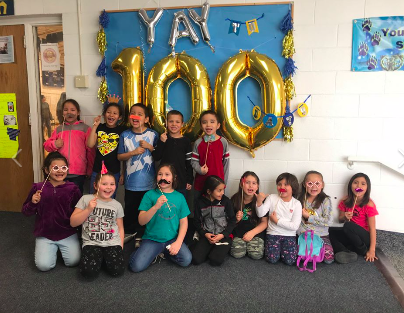 Box Elder SchooL Celebrates 100 Days of the 2018-19 School Year!